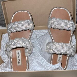 Rhinestone Steve Madden sandals. Size 7